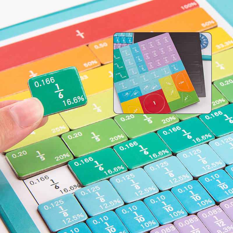 Wooden Fraction Learning Game