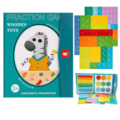 Wooden Fraction Learning Game