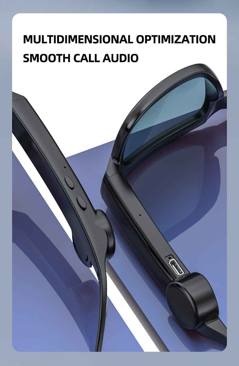 Smart Wireless Bluetooth Glasses – side view