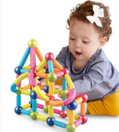 Magnetic Building Sticks Set – 42 Pieces