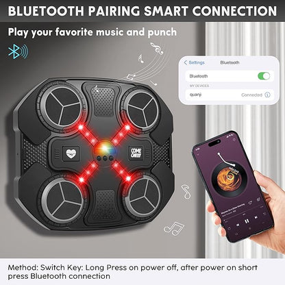 Music Boxing Machine for Kids – Lights and Sounds Punch Trainer – image 3