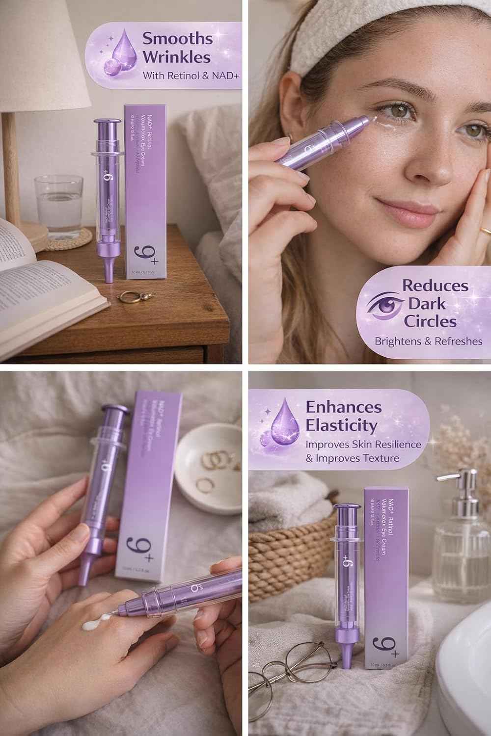Numbuzin No.9 NAD+ Retinol Volumetox Eye Cream – 10 ml