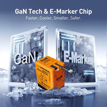 GaN Fast Wall Charger – Compact Travel Adapter