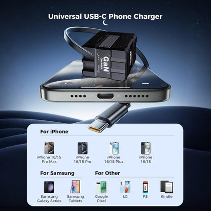 GaN Fast Wall Charger – Compact Travel Adapter