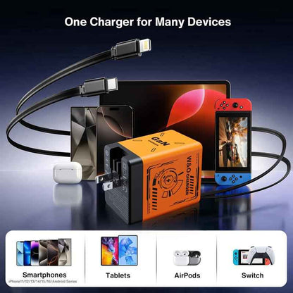 GaN Fast Wall Charger – Compact Travel Adapter