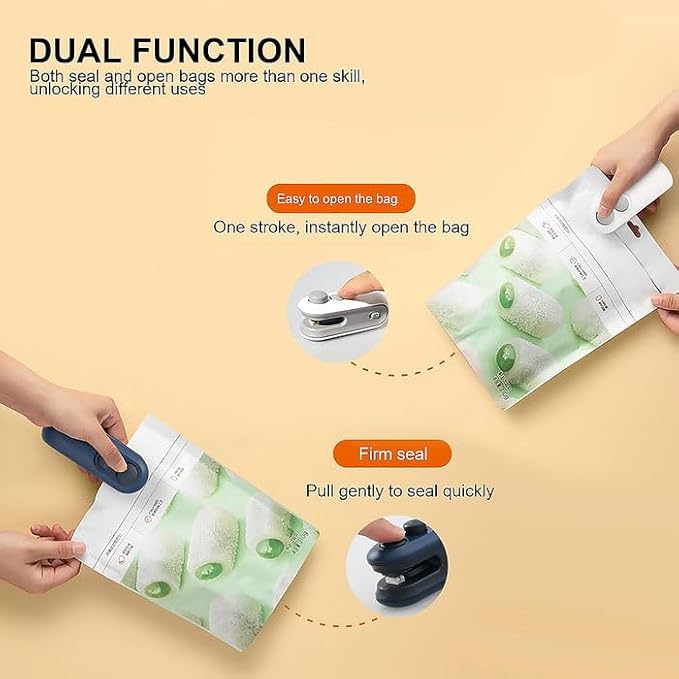 Portable Mini Heat Sealer – USB Rechargeable Bag Sealer