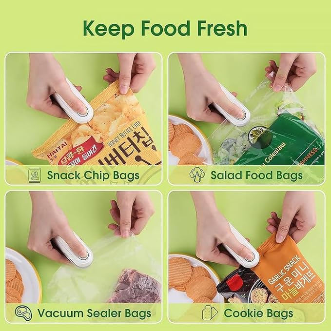 Portable Mini Heat Sealer – USB Rechargeable Bag Sealer