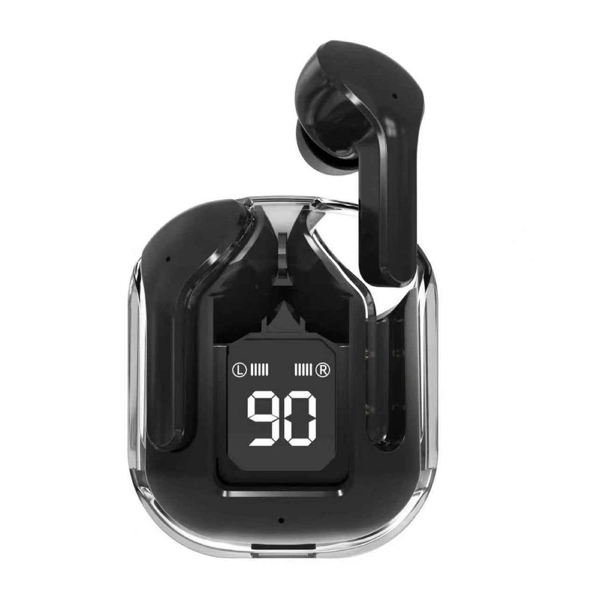 T6 Crystal Wireless Earphones – front view