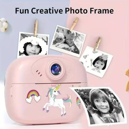 HD Print Camera Cute Creative Thermal Paper Instant Print Photo Video Outdoor
