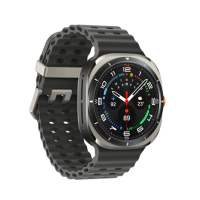 Samsung Galaxy Watch Ultra 47mm LTE (2024) – Titanium Silver AI Smartwatch with GPS & Fitness Tracking