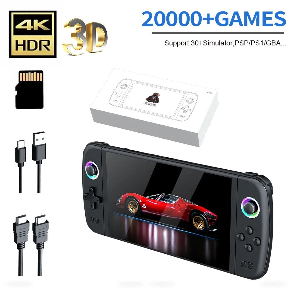 Portable Pocket Retro Handheld Video Game Console 1024*600 Display 7.0 Inch