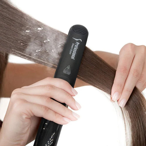 2-in-1 Hair Straightener & Curler with Adjustable Temperature Settings