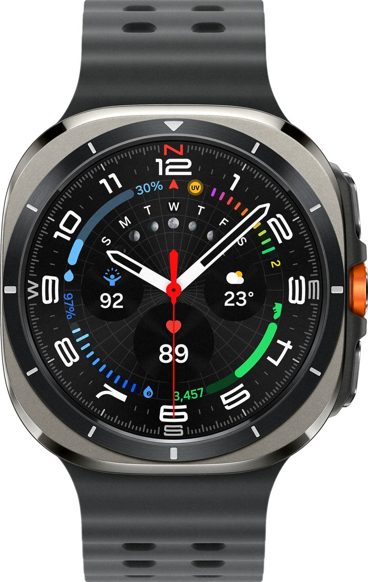 Samsung Galaxy Watch Ultra 47mm LTE (2024) – Titanium Silver AI Smartwatch with GPS & Fitness Tracking