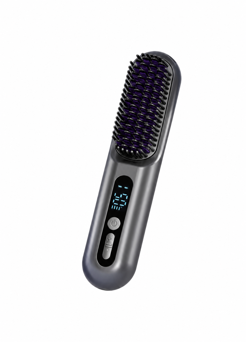 2 in 1 Cordless Hair Straightener Brush
