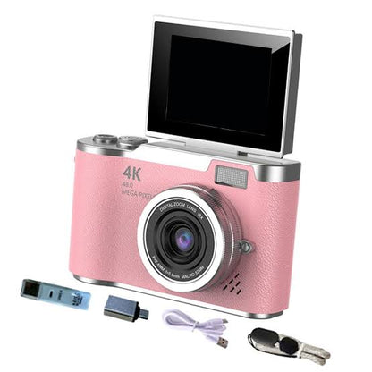 4K Digital Camera Beauty Filters 48MP HD Student CCD Camera CMOS Anti Shake