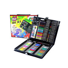 150-Piece Kids Painting & Art Set with Durable Aluminum Case