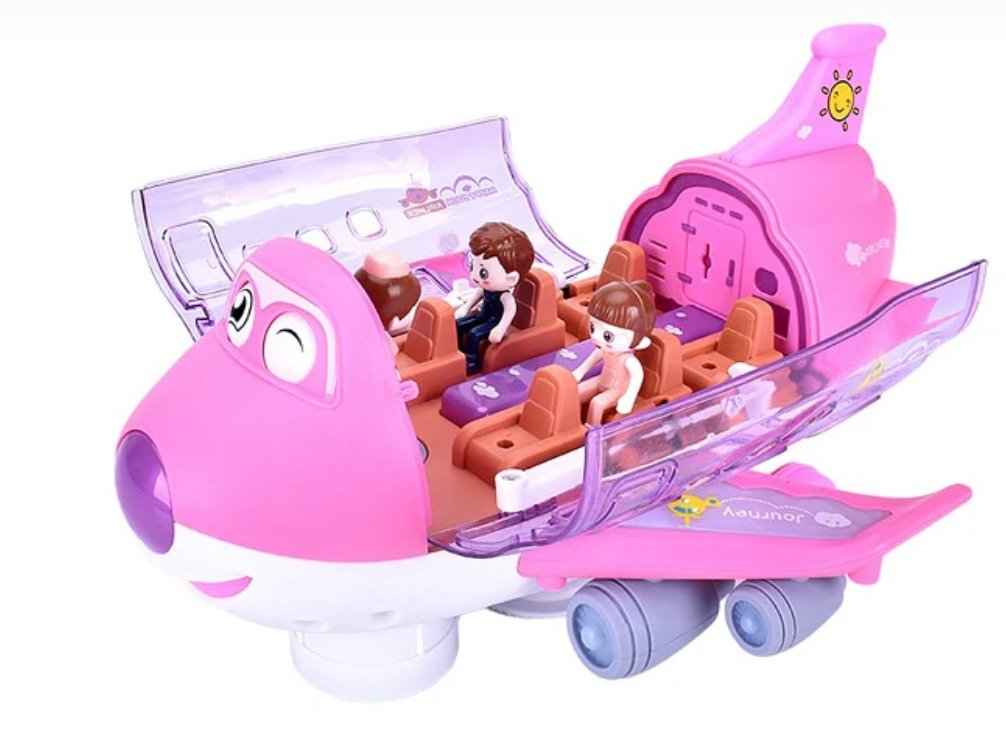 Rotating Electric Airplane Toy with Lights & Sounds