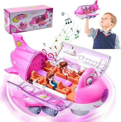 Rotating Electric Airplane Toy with Lights & Sounds