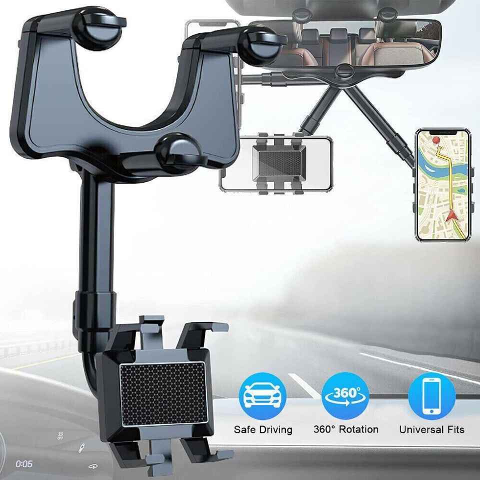 360 Rotatable Car Phone Holder – front view