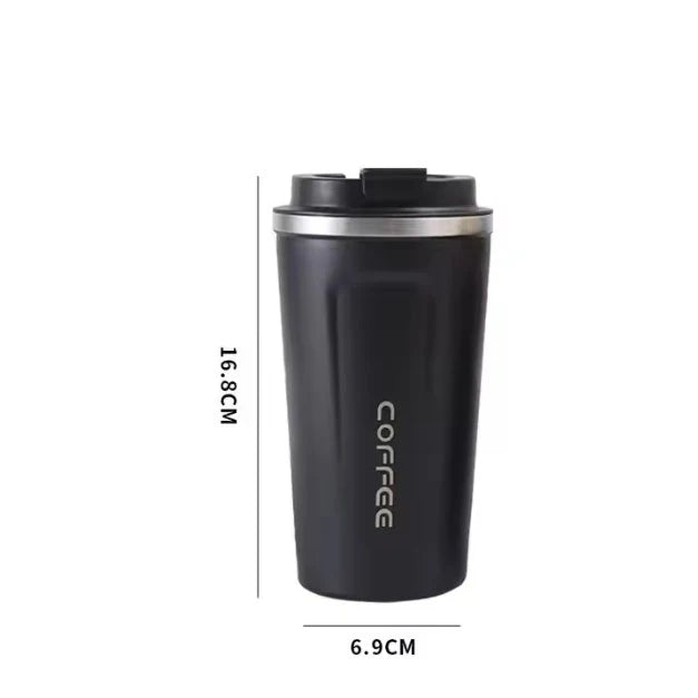 Stainless Steel Coffee Mug – side view