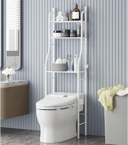 3-Tier Over-Toilet Storage Rack – Adjustable Bathroom Shelf – image 2