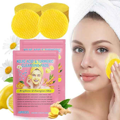 Kojic Acid & Turmeric Cleansing Pads – 40 Pads