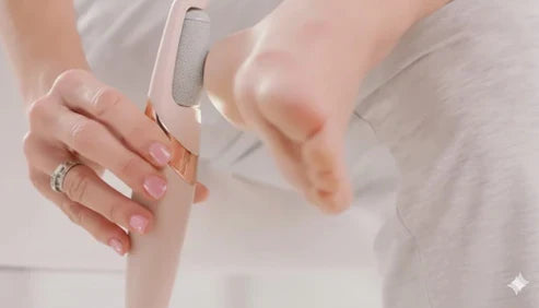 Electric Pedicure Foot File Callus Remover (مبرد كهربائي للقدمين لإزالة الجلد الميت والكالو)