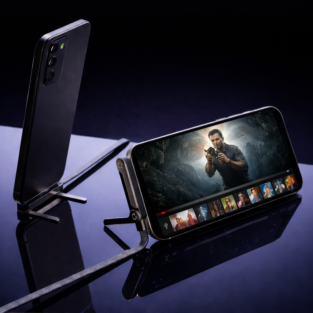 240W USB-C Fast Charging Cable with Phone Stand