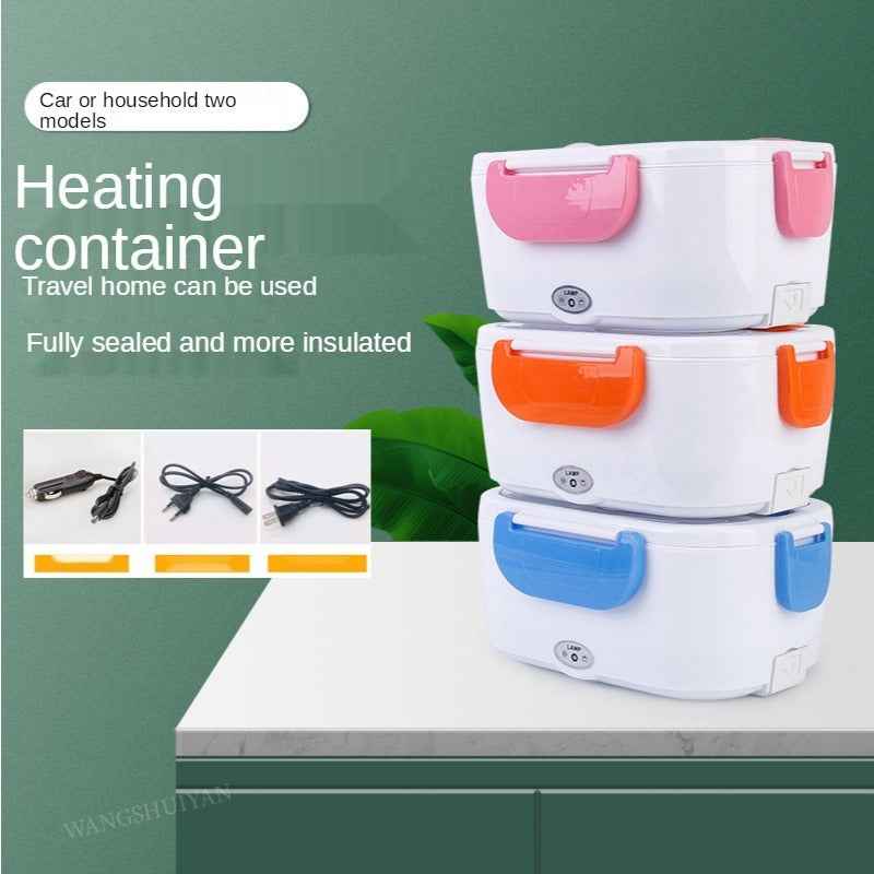 Portable Electric Heater Lunch Box – side view