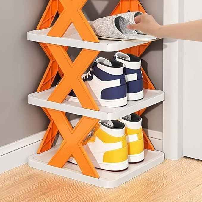 X Shaped Shoe Rack – image 1